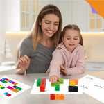 Vibrant colors of SpriteGru math manipulatives for toddlers