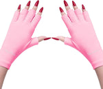 MelodySusie Premium Fingerless Protection UV Gloves for Gel Manicures - Image 10