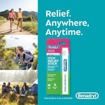 Benadryl 0.47 fluid ounce applicator for fast acting skin protection.