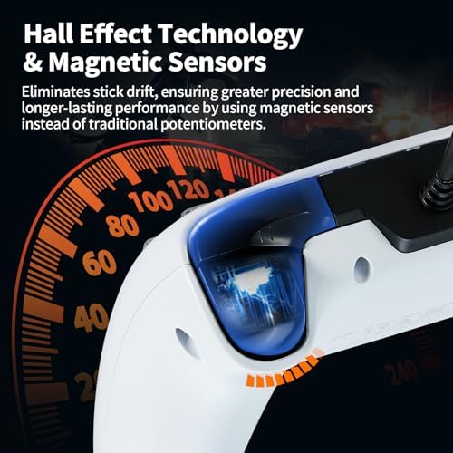 NBCP PlayStation 5 wired gamepad highlighting linear Hall-effect triggers and shoulder buttons