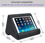 Three different viewing angles of the Samhousing foam dock demonstrated with a large smartphone