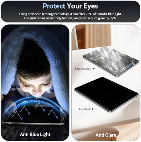 Peslv screen protector demonstrating anti-glare properties