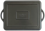 Nordic Ware Procast Baking Sheet graphite finish surface