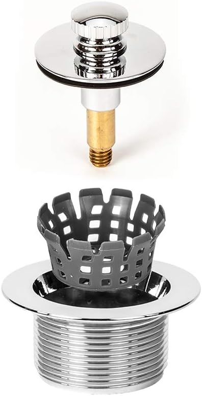 Permaflow bathtub drain free hair catcher strainer basket