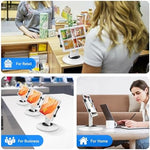 AboveTEK commercial POS tablet mount showing 360 degree rotation feature