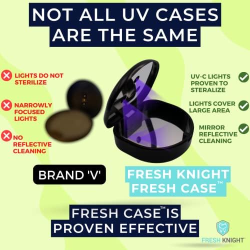 Fresh Knight portable sanitizer showing interior mirror