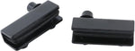 Close up view of pressure screws on Antrader pivot hinge