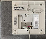 Authentic iMah replacement part packaging and product assembly for smart home installation.
