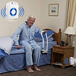 EverNary motion sensor alarm mounted in a room