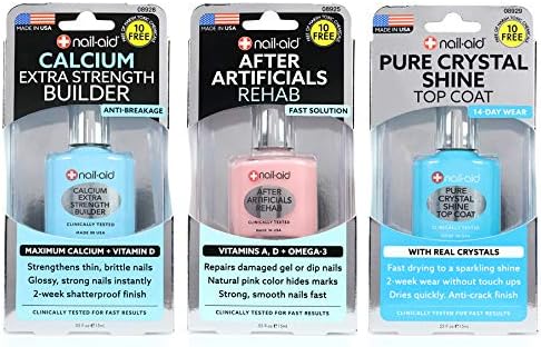 Nail-Aid 3-pack treatment set front view beauty product