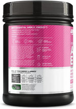 Watermelon flavored Branched Chain Amino Acids drink mix mixed in a shaker bottle