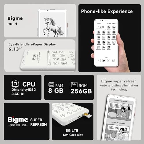 Side profile of Bigme HiBreak Pro smartphone with fingerprint sensor