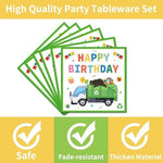 Euoyufo disposable green forks for party tableware