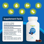 Close up of Core Med Science Liposomal Glutathione softgels