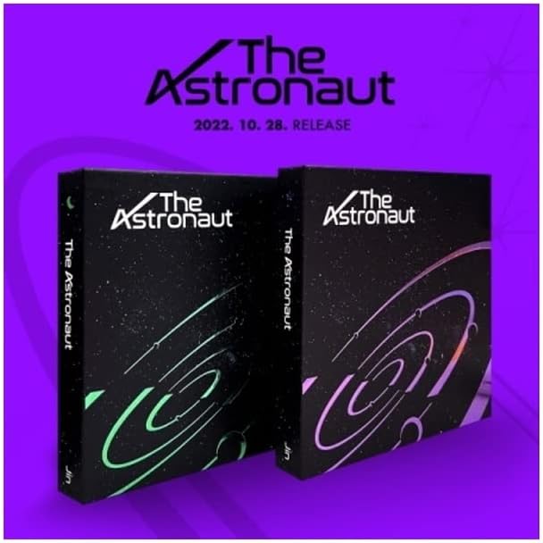 Dreamus BTS JIN The Astronaut First Single Album Version Two front view showing starry purple planet cover design.