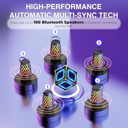 IXTECH waterproof speaker 2 pack showcasing dual multi sync surround sound setup