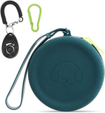 BPA free odorless silicone dog treat carrier with durable metal carabiner