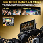 Close up of B4U touchscreen clarity in daylight