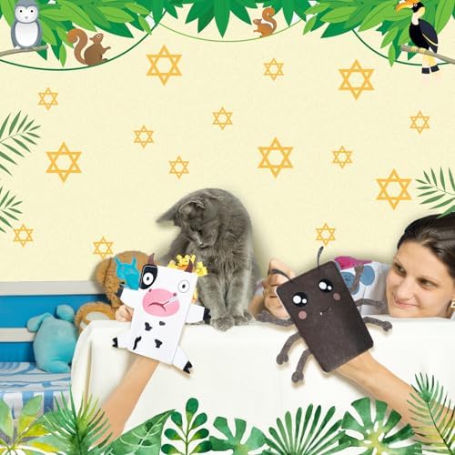 Soft felt hand puppets designed for child and adult use