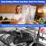 Four pack of heavy duty leak proof bags for barbecue grates.