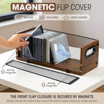 Geelin retro storage shelf showcasing the sturdy reinforced carrying handles on side panel