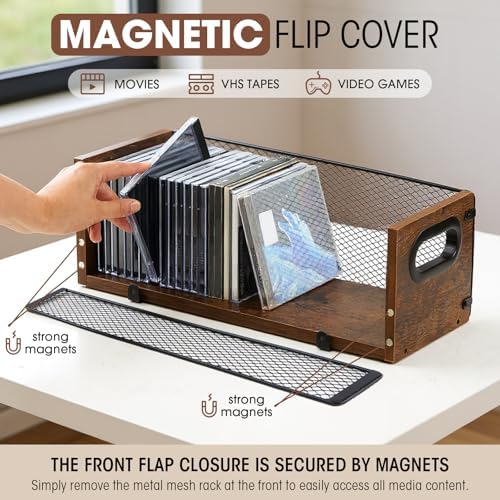 Geelin retro storage shelf showcasing the sturdy reinforced carrying handles on side panel