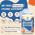 High absorption Liposomal Glutathione with Vitamin C and Milk Thistle