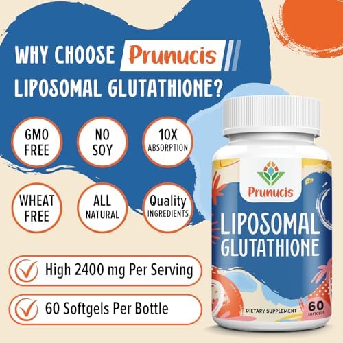 High absorption Liposomal Glutathione with Vitamin C and Milk Thistle