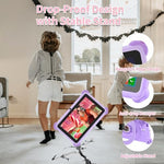 Zcobro purple kids tablet with accessories and packaging