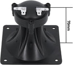 Rear view of the 150 Watt piezo tweeter highlighting the positive and negative wiring terminals.
