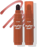 ETUDE Dear Darling Marker Tint #11 Black Currant | Hydrating & Long Lasting Lip Stain | High Pigmented Lip Maker with Easy Drawing Tip | Korean Daily Lip Tint, Korean Makeup, Kbeauty - Image 9