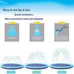 Easy hose connector attachment assembly instruction view for the Wityoo outdoor sprinkler toy