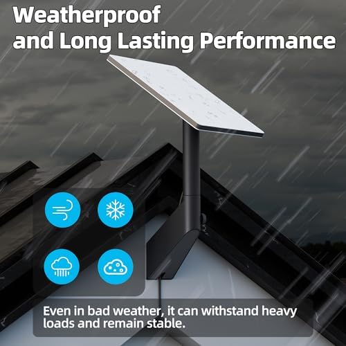 Daiertek heavy duty roof and wall mount setup for premium satellite internet.