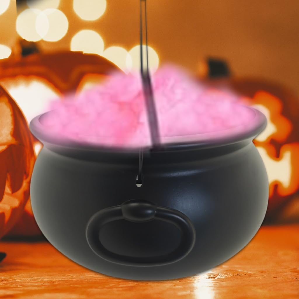 Guaber decorative cauldron filled with candies