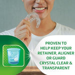 Polident non abrasive overnight denture cleaning tablets full collection box