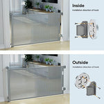 Authentic USA imported baby safety gate packaging and hardware kit components