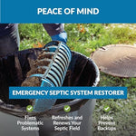 Eco-friendly septic field cleaner for restoring failed leach fields without digging