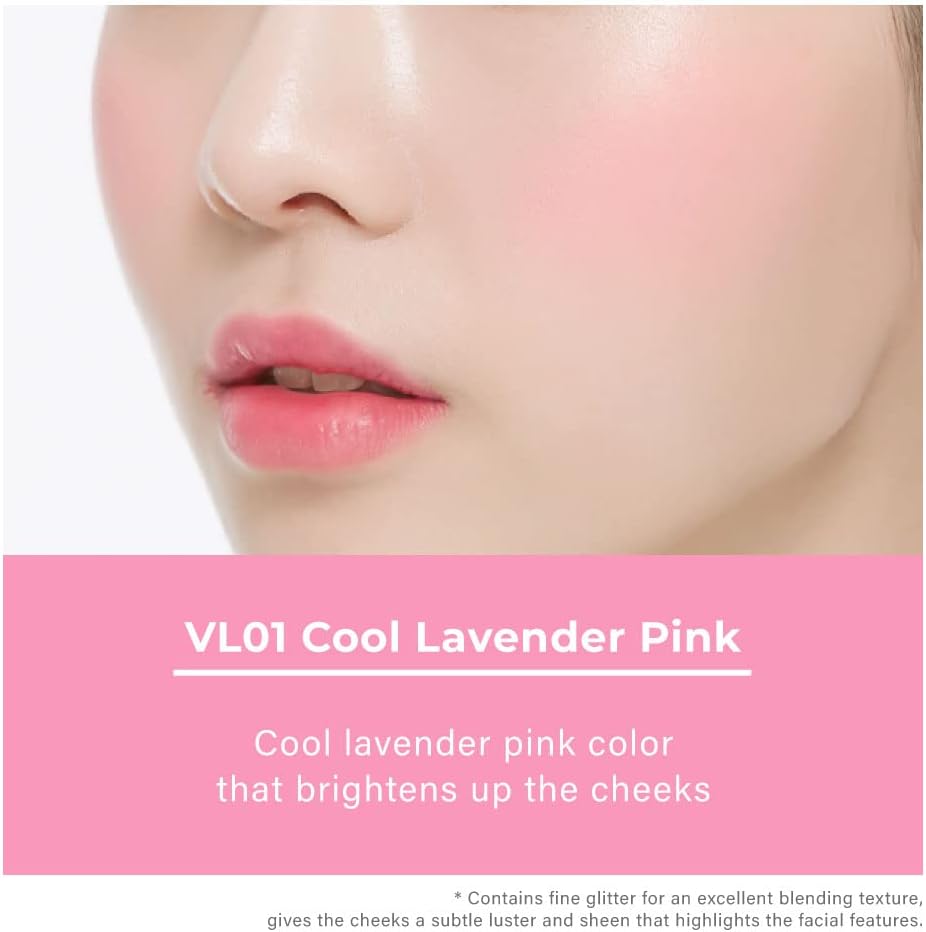 Close up of A'PIEU jelly blush texture in shade VL01