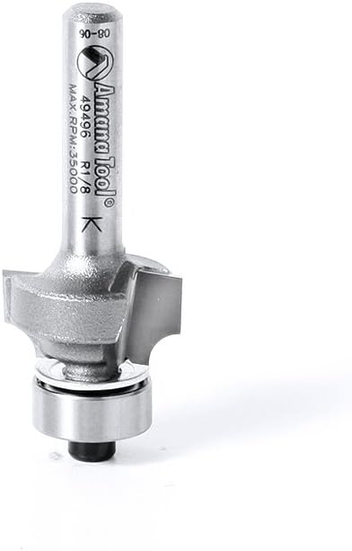 Amana Tool - 49498 Carbide Tipped Corner Round 1/8 Radius x 3/4 Dia x 3/8 x 1/2" Shank - Image 15