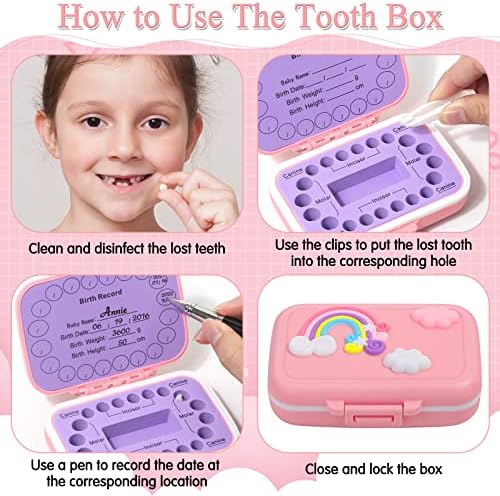 Close up of Caffox pink tooth saver container material