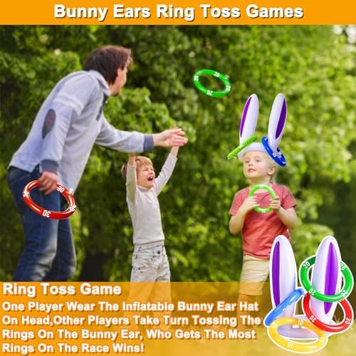 Full 19 piece party game kit arranged for a carnival event