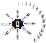 Homwom Mexican Train game set with octagon hub and trains