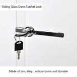 Sissinda glass showcase lock set of two pieces