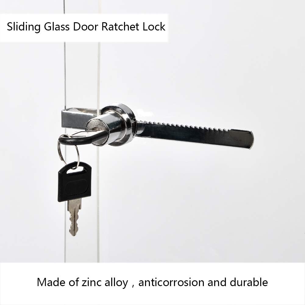 Sissinda glass showcase lock set of two pieces