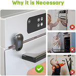 Safelon childproof kitchen safety lock installed on oven