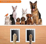 Detailed cat paw print and baby handprint displayed side by side in a frame