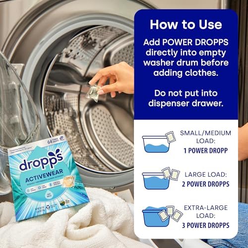 Eco-friendly laundry detergent pods with five active enzymes for tough stains.