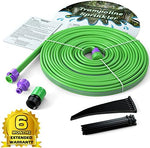 Full packaging view of the Jasonwell thirty-nine foot trampoline sprinkler system contents.