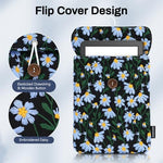 Side view of Dadanism daisy sleeve with device inside