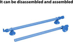 Quickun aquarium bubble wall tube showing how to customize and puncture the aeration bar for fish tanks.